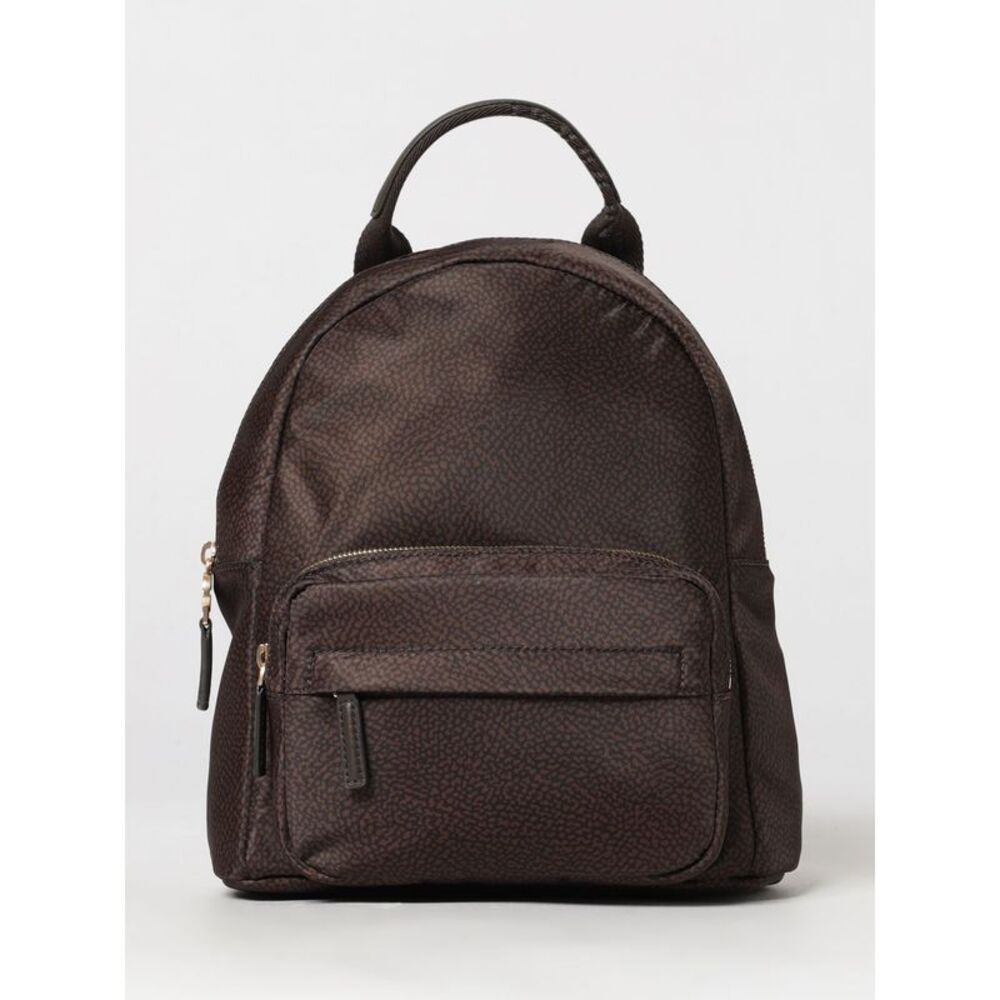 Borbonese Women Rounded Polka Dot Recycled Nylon Borbonese Backpack